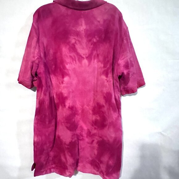 LL BEAN RED (not pink) Polo Short Sleeve Shirt Large Cotton NWOT - Picture 5 of 5